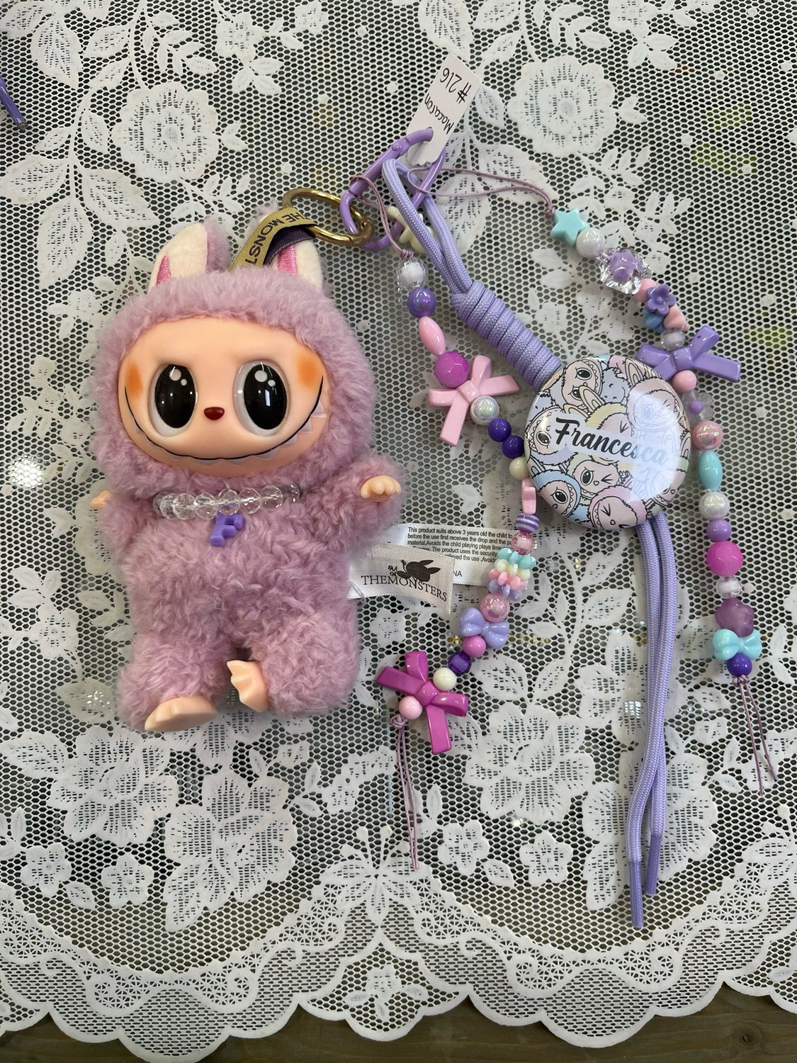 Mostriciattolo versione Macaron rosa 216