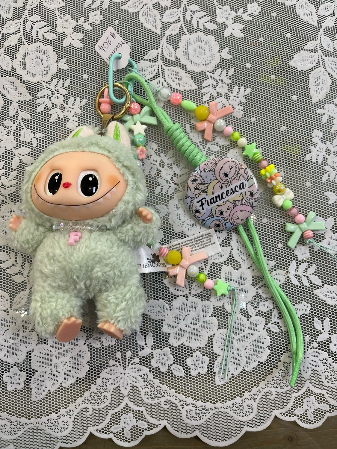 Mostriciattolo versione Macaron menta 204