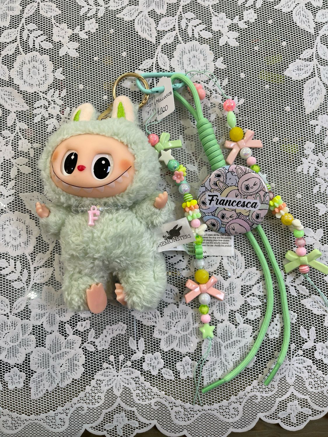 Mostriciattolo versione Macaron menta 200