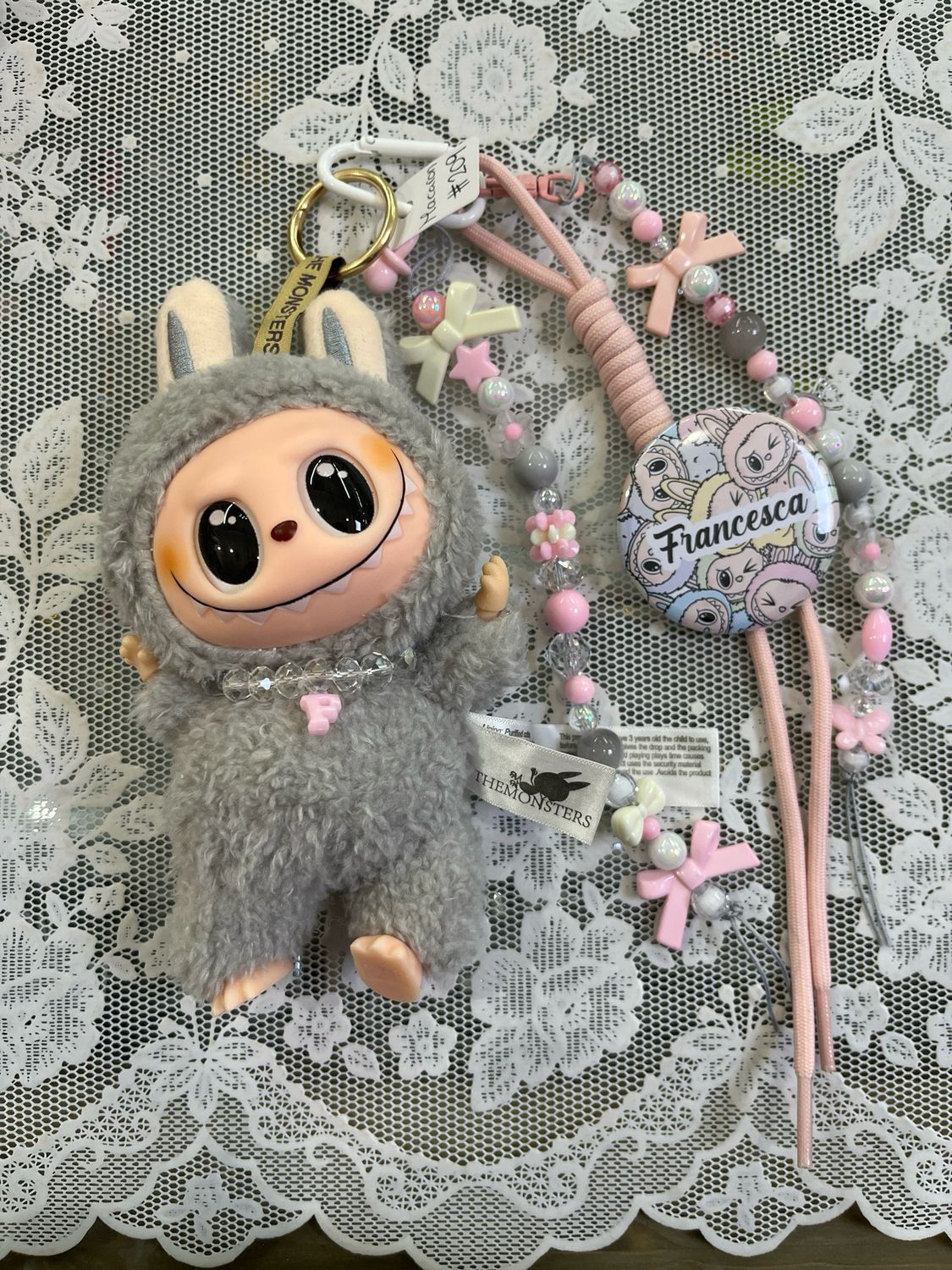 Mostriciattolo versione Macaron grigio 209