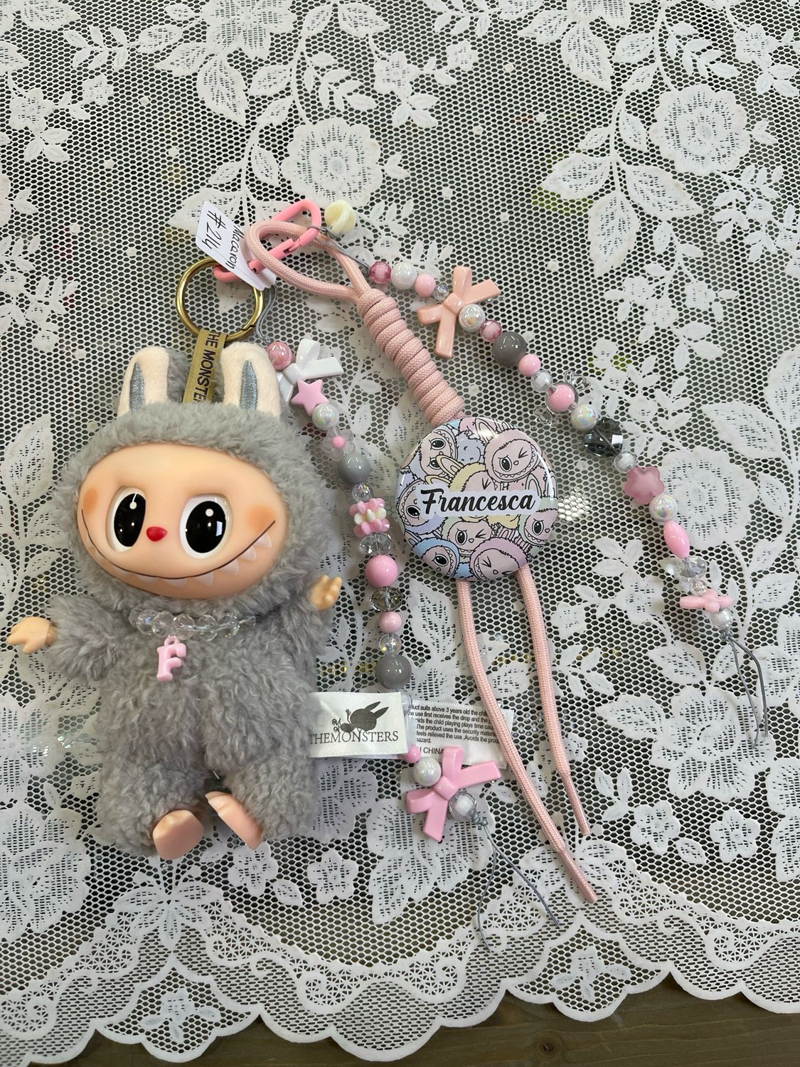 Mostriciattolo versione Macaron grigio 214