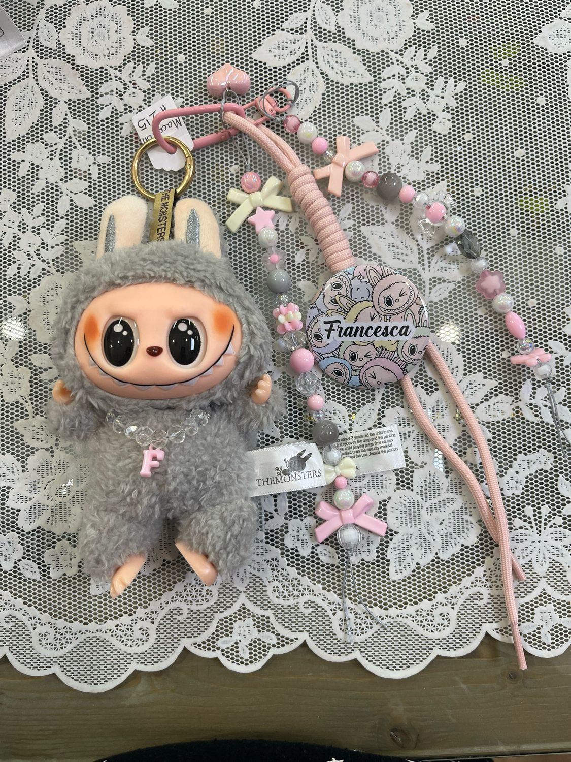 Mostriciattolo versione Macaron grigio 215