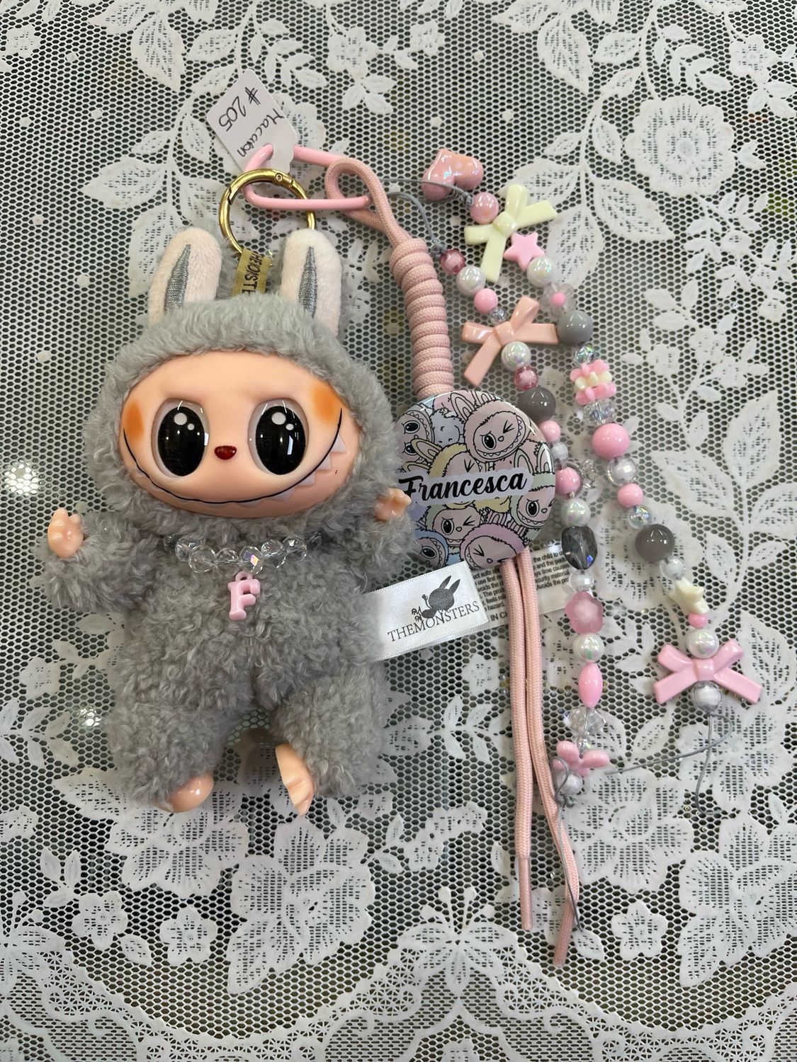 Mostriciattolo versione Macaron grigio 205