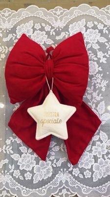 Fiocco da appendere con stellina