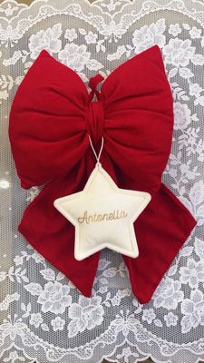 Fiocco da appendere con stellina