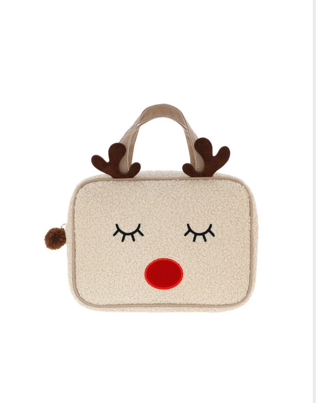 Travel case M funny winter off white Camomilla Milano