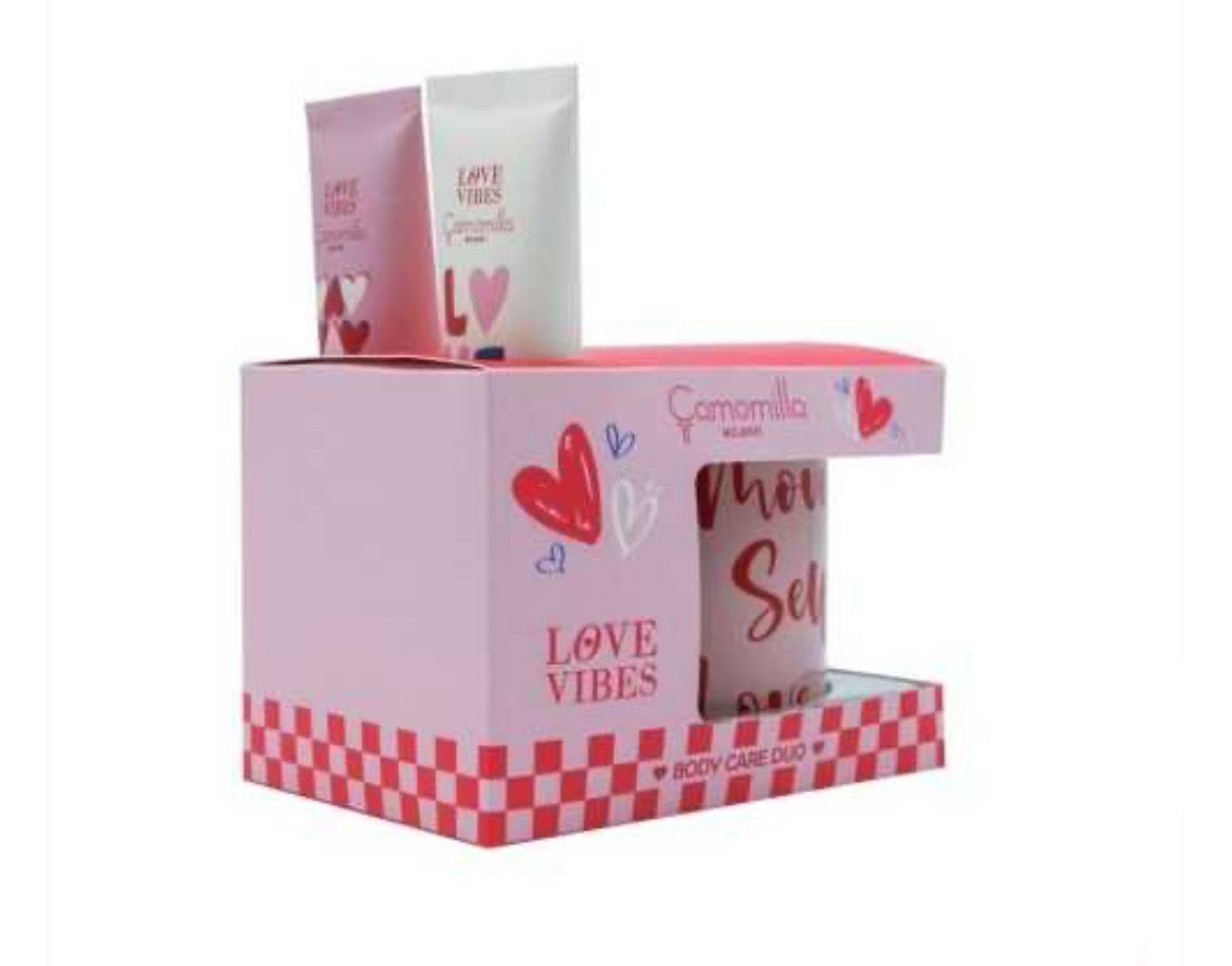 Body care duo Camomilla Milano love vibes