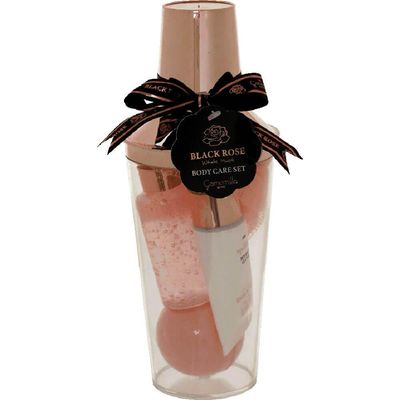 Shaker Glitter Set camomilla Milano black Rose