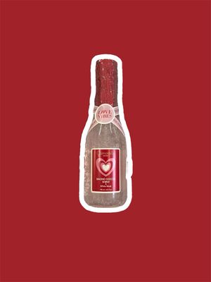 Piccola Bottiglia Bagnoschiuma Champagne Camomilla love vibes