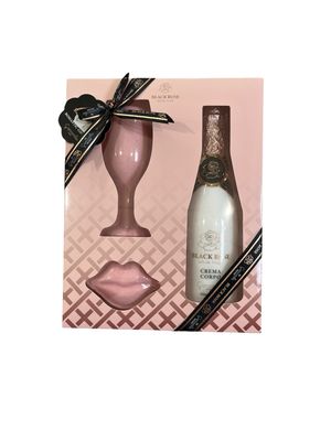 Romantic gift set Bottiglia e bath set Camomilla Milano Black Rose
