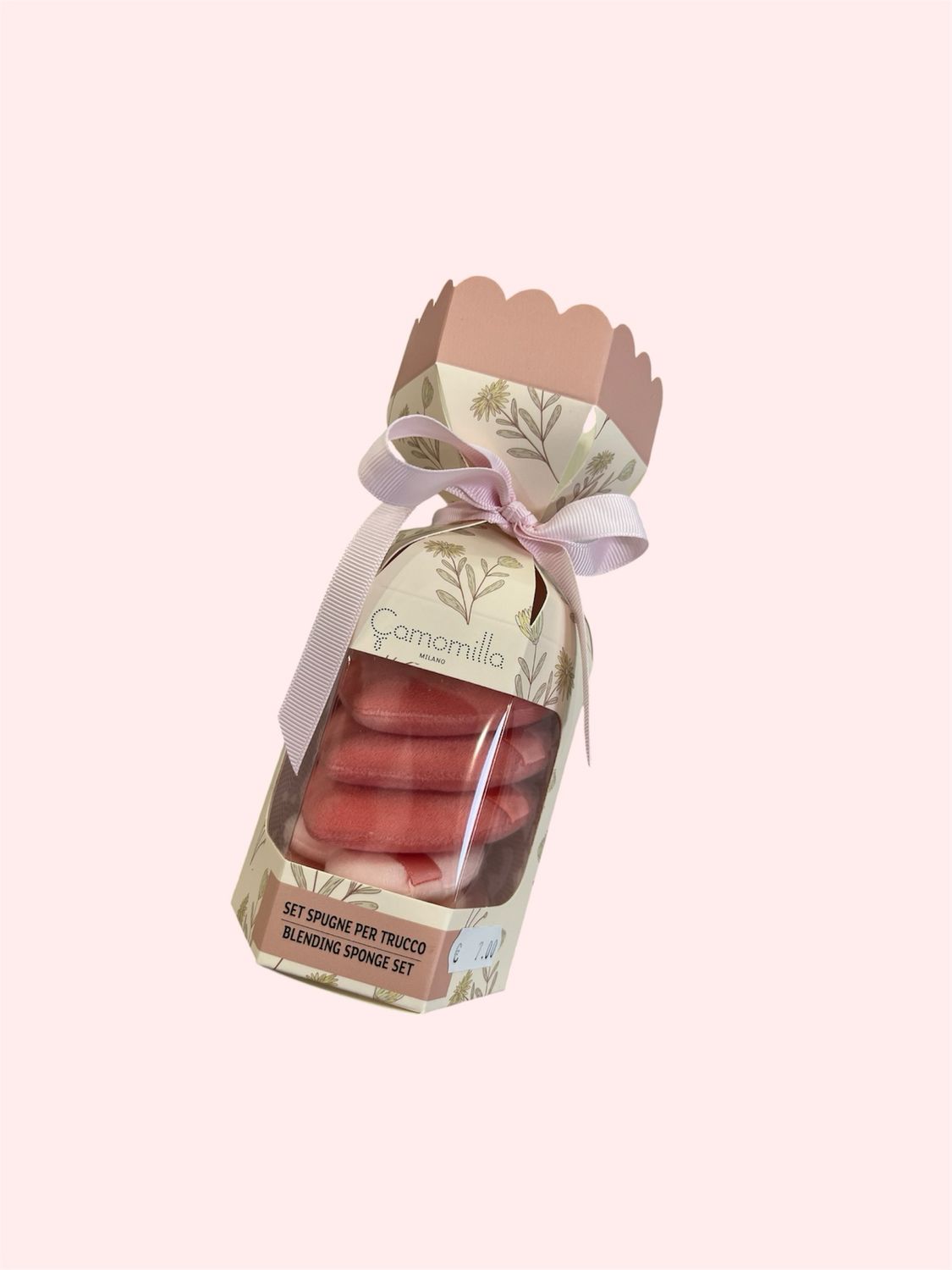 Set spugne per il trucco cuore Camomilla Milano