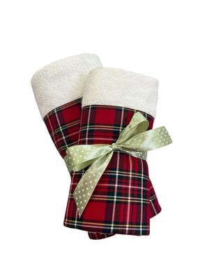 Coppia Asciugamani fascia Tartan