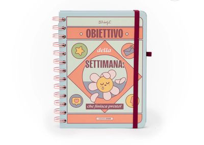 Agenda 2026 Settimanale Piccola SP - Obiettivo della settimana: che finisca presto!