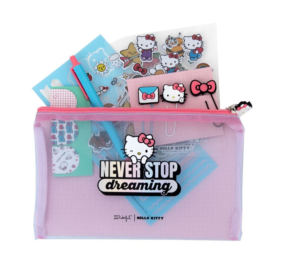 Kit per decorare la tua agenda Hello Kitty x Mr. Wonderful - Never stop dreaming Mr Wonderful
