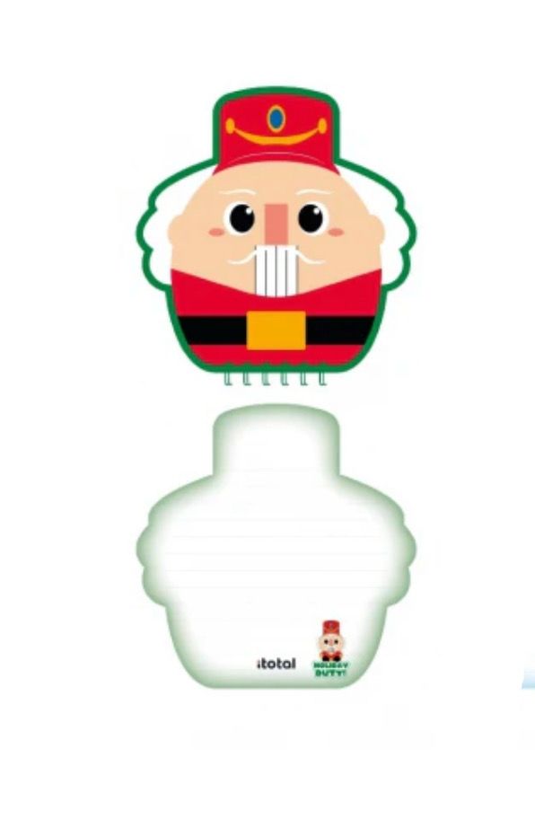 Mini Block Notes Natale schiaccianoci Mini Block Notes Natale schiaccianoci