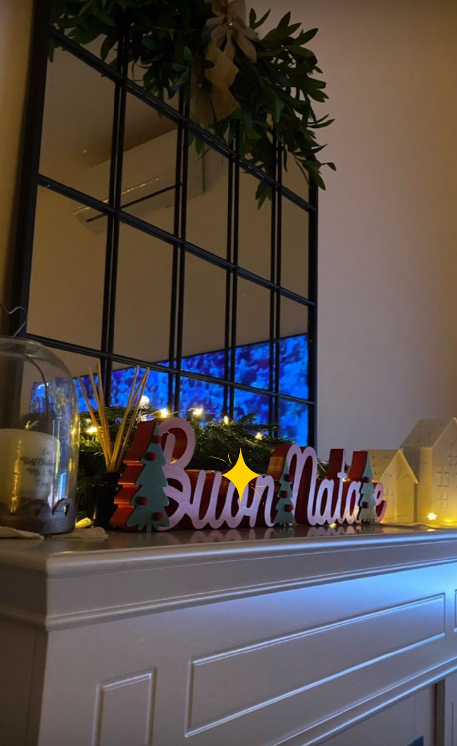 Scritta decorativa Buon Natale