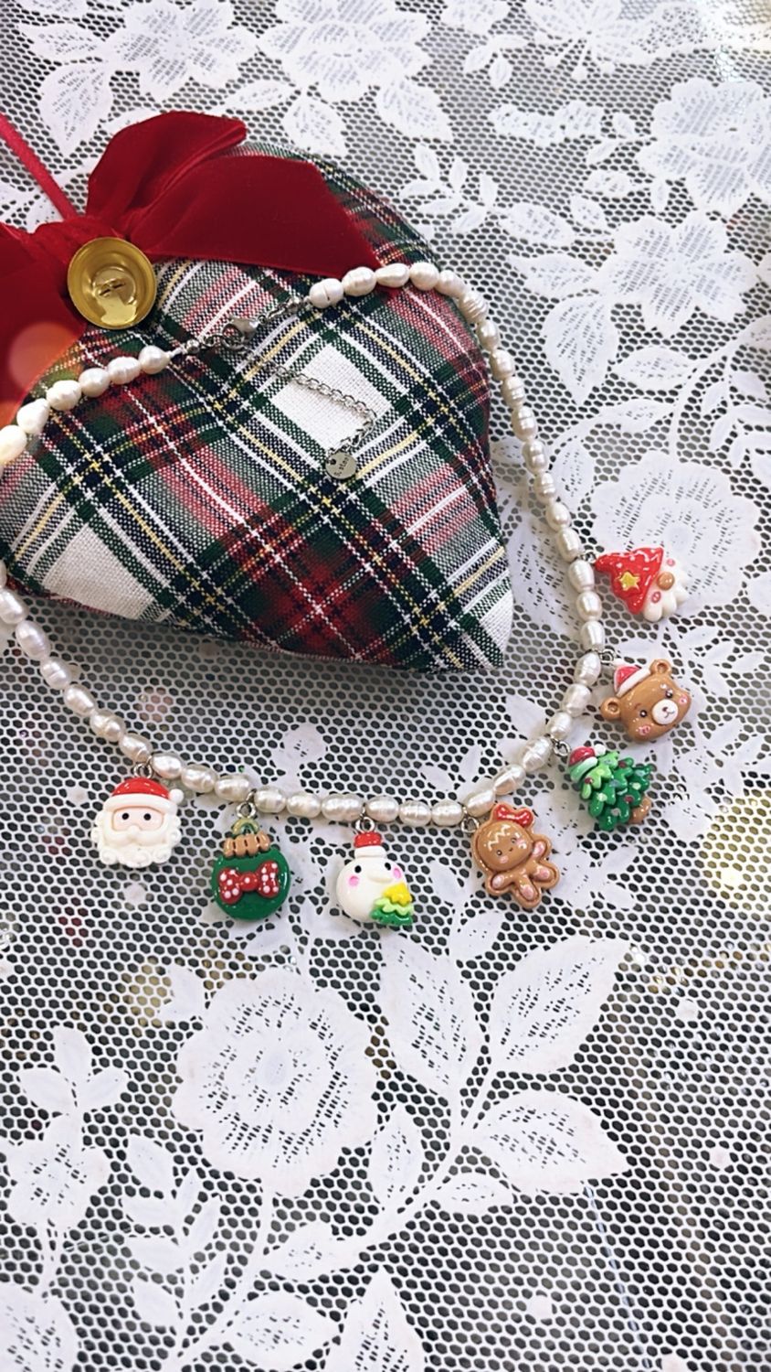Collana bimba Natale modello 2 argento