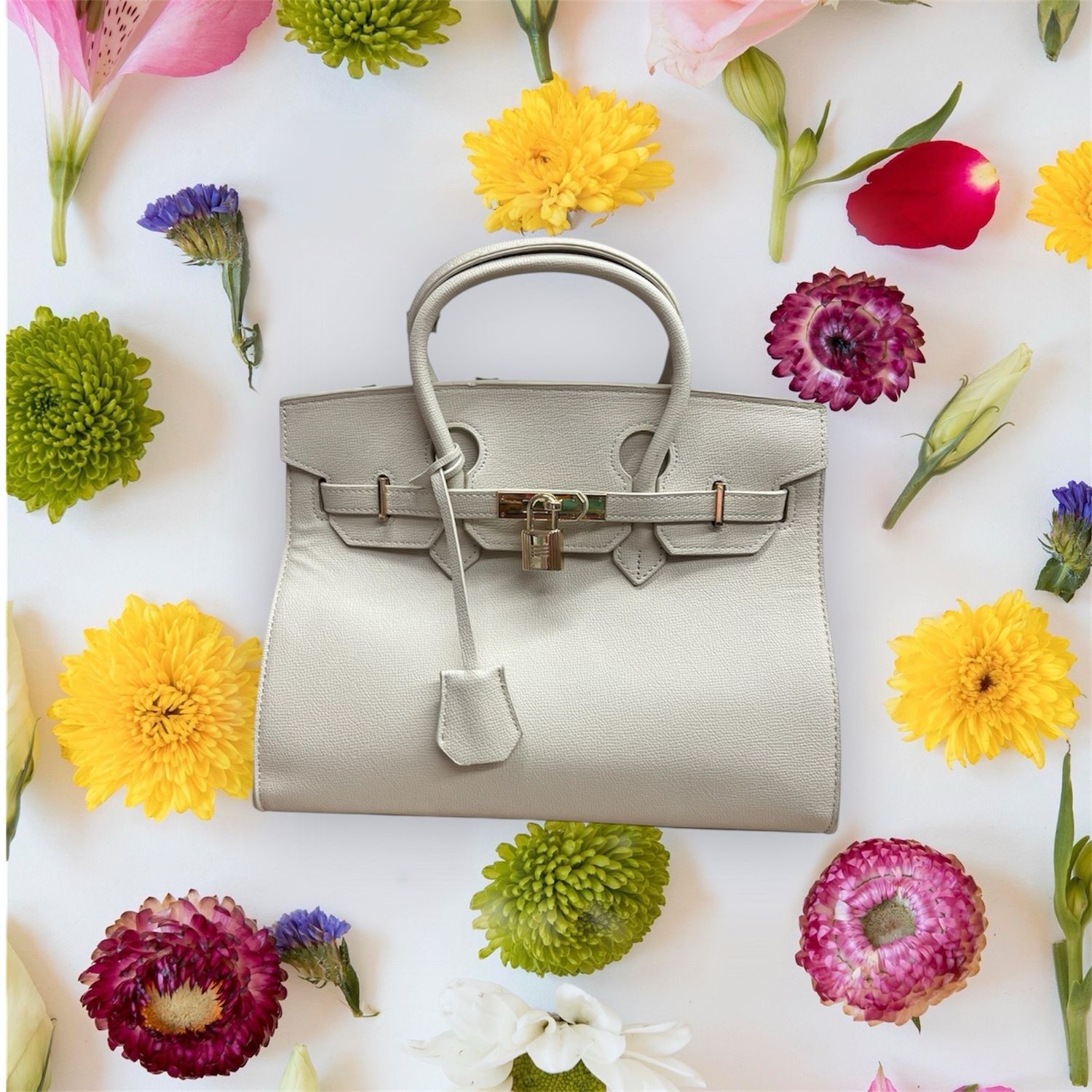 Borsa in ecopelle Miranda panna