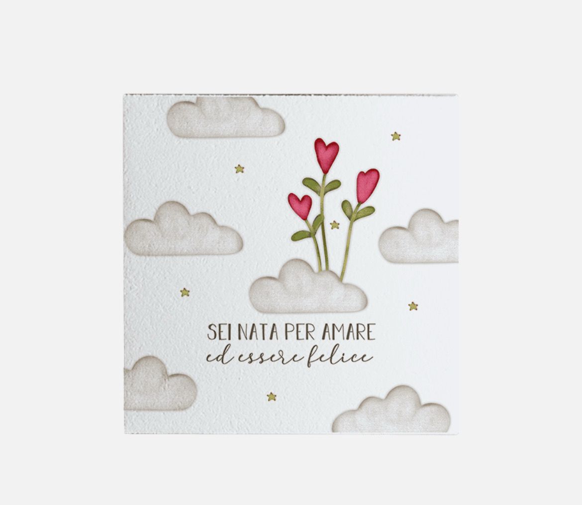 CALAMITA – SEI NATA PER AMARE ED ESSERE FELICE