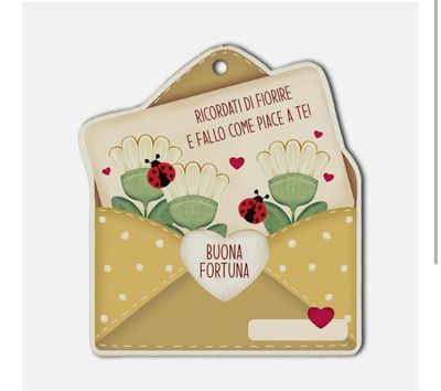 CALAMITA LETTERINA MOMENTI FELICI Ricordati di Fiorire