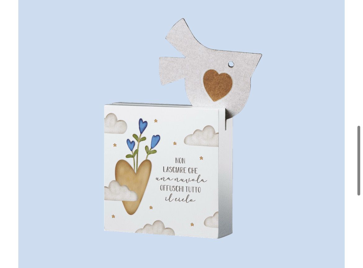 QUADRO PORTARICORDI – NON LASCIARE CHE UNA NUVOLA OFFUSCHI TUTTO IL CIELO