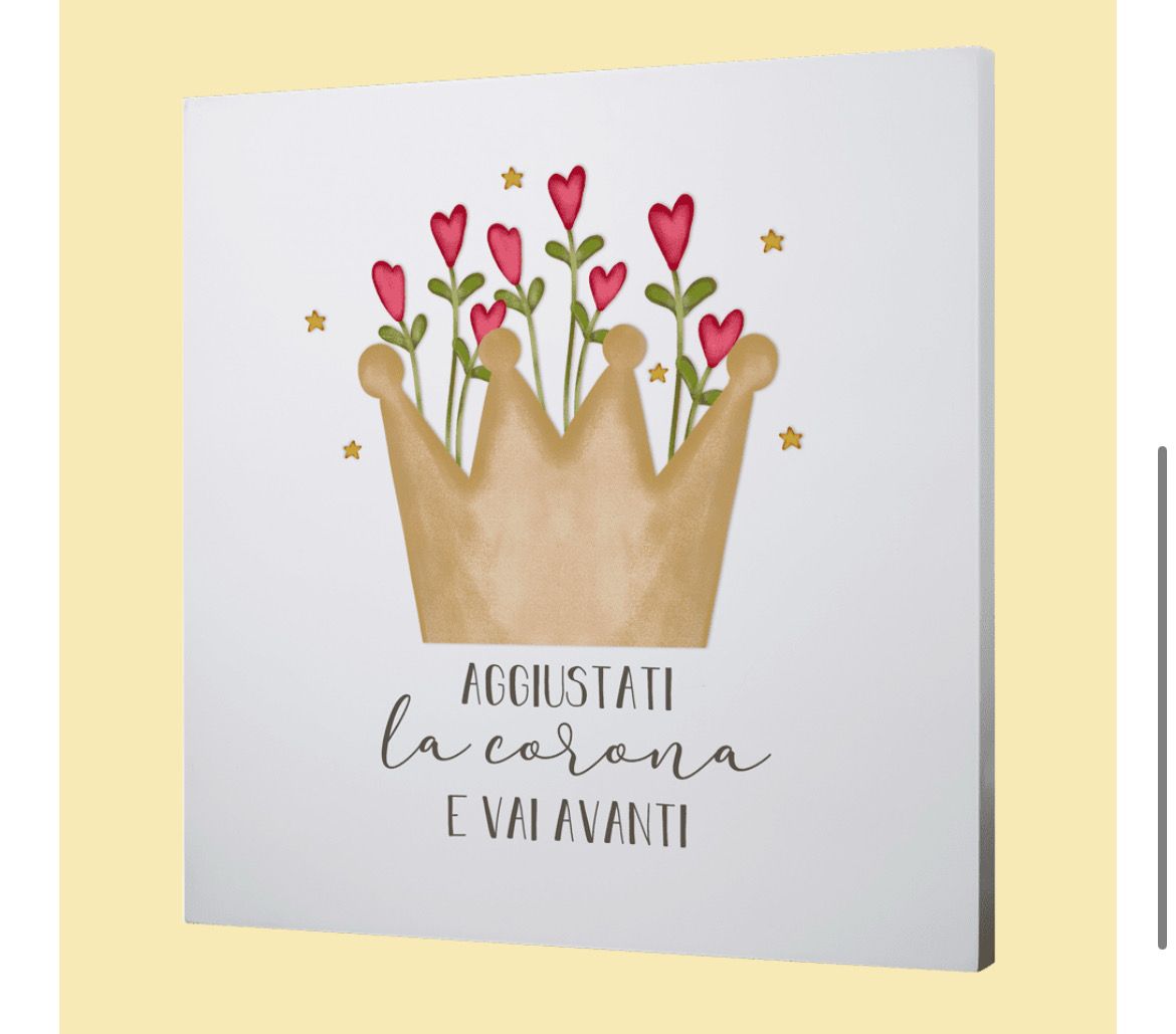 QUADRO MEDIO – aggiustati la corona e vai avanti