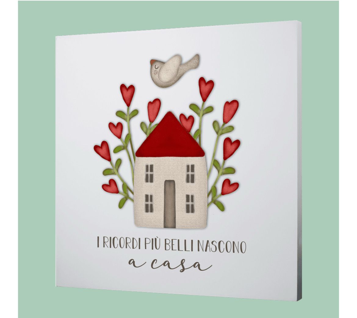 QUADRO GRANDE – I RICORDI PIÙ BELLI NASCONO A CASA