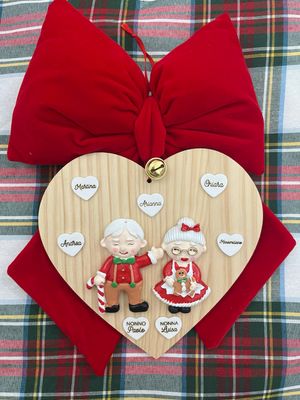Decorazione cuore Nonni Natalosi