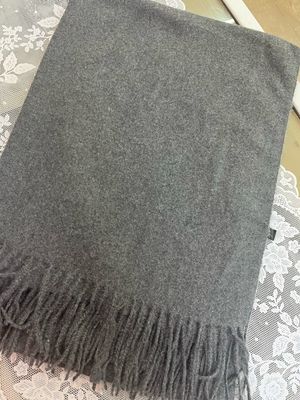 Sciarpa tinta grigio antracite mélange