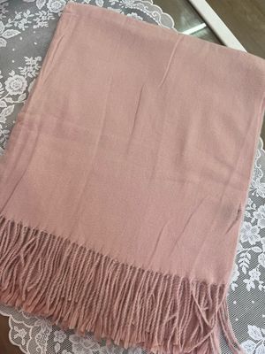 Sciarpa tinta rosa chiaro