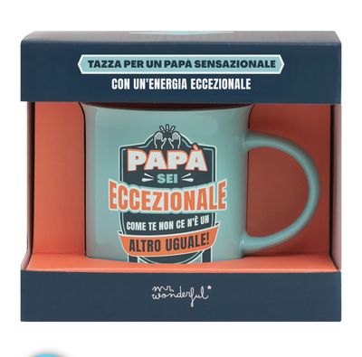 Tazza Mr Wonderful  - Papà, sei eccezionale. Come te non ce n'è un altro uguale!