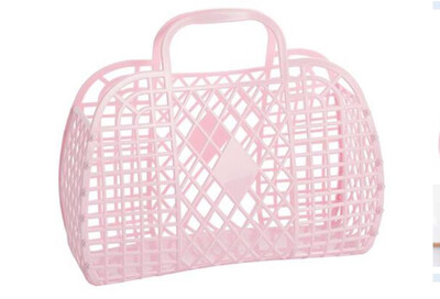 Borsa Sunjellies large pink rosa chiaro