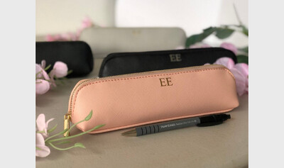 Astuccio ecopelle personalizzato rosa collezione Elite