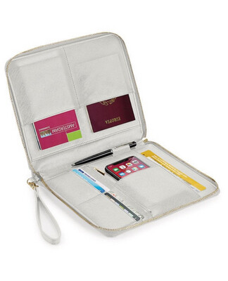 Organiser ecopelle personalizzato rosa collezione Elite