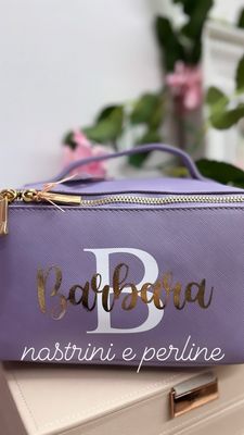 Beauty lilla squadrato con manico personalizzato collezione Elite