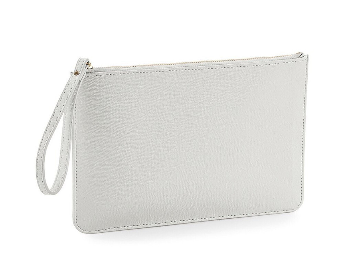 Pochette ecopelle personalizzata grigio collezione Elite