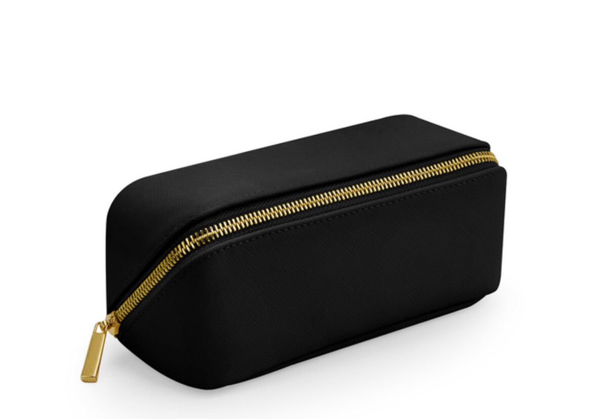 Beauty m nero zip oro squadrato personalizzato collezione Elite