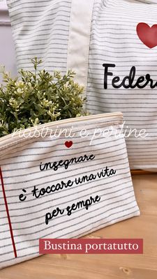 Bustina personalizzata tema Maestra