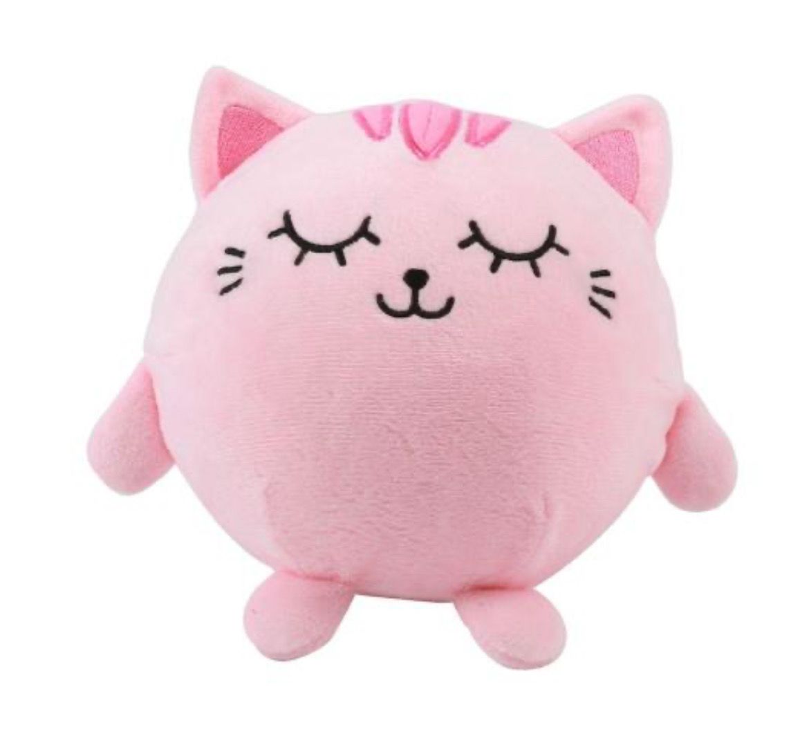 Cuscino Squishy in Memory Foam - Gatto rosa