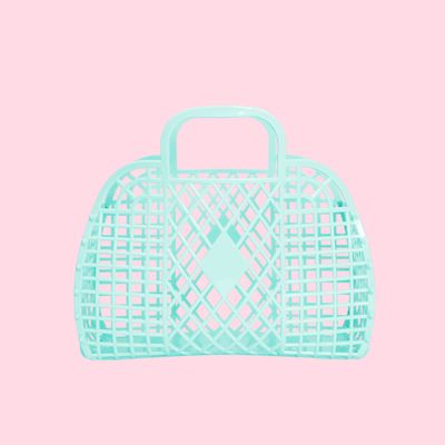Borsa Sunjellies small seafoam turchese