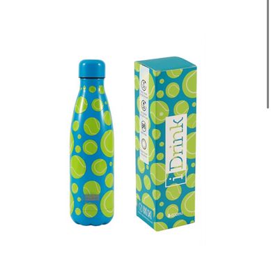 Bottiglia termica 500ml palline da tennis