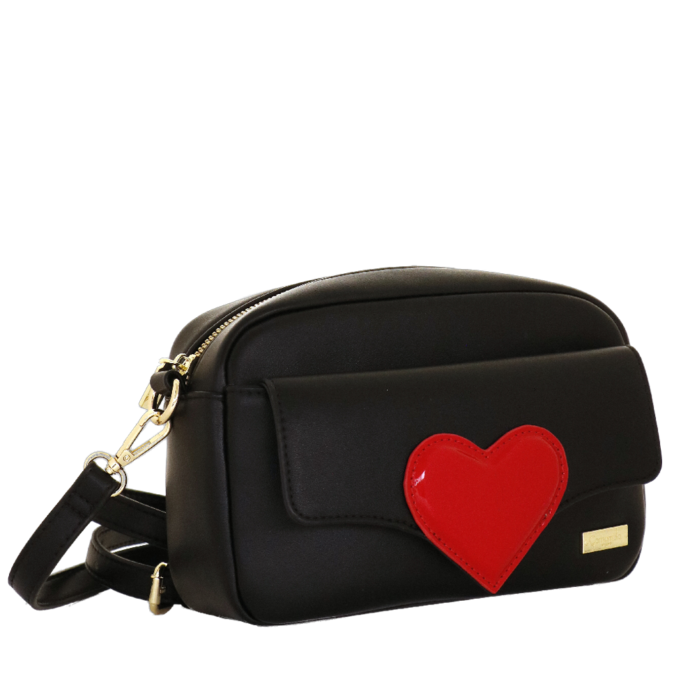 CAMERA BAG LOVE BAG NERO Camomilla Milano