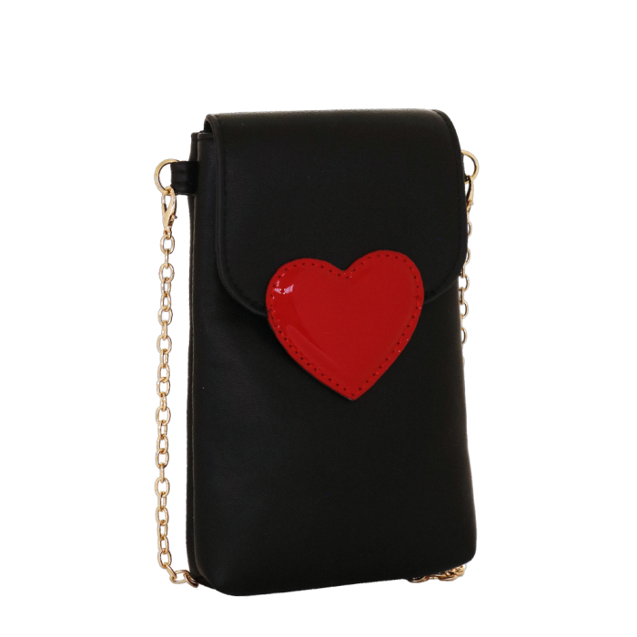 PORTACELLULARE LOVE BAG nero camomilla Milano