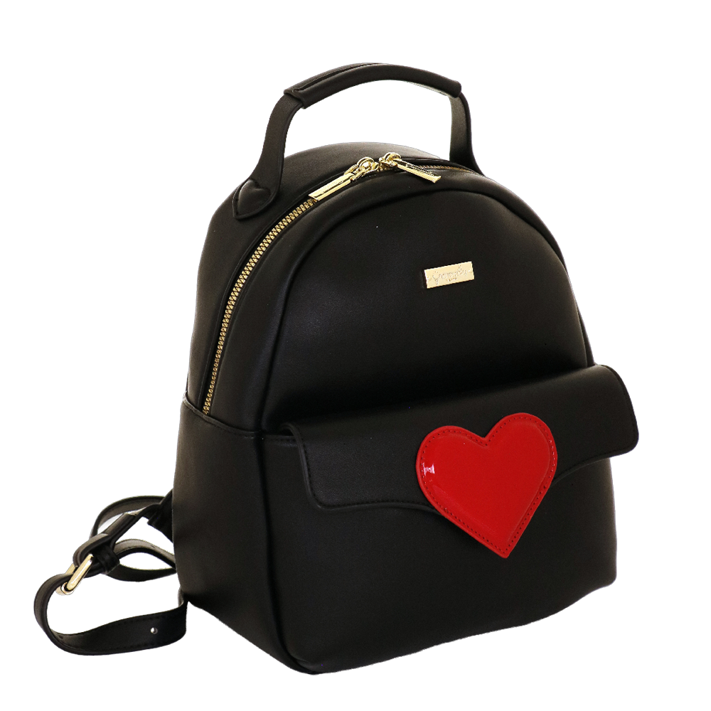 ZAINO LOVE BAG NERO Camomilla Milano