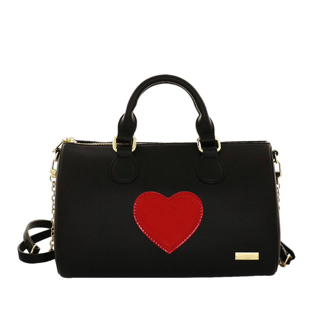 BAULETTO CON TRACOLLA LOVE BAG NERO Camomilla Milano