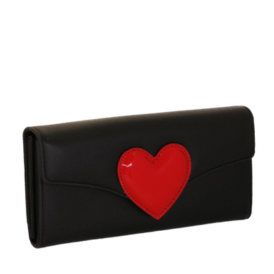 Portafoglio con PATTA L LOVE BAG NERO camomilla Milano