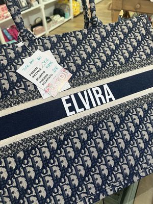 Borsa tote bag blu