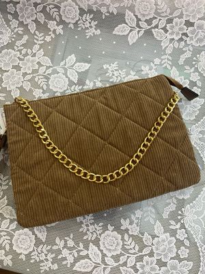 Tracollina velluto beige