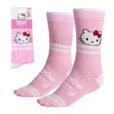 Coppia calzini Hello Kitty righe