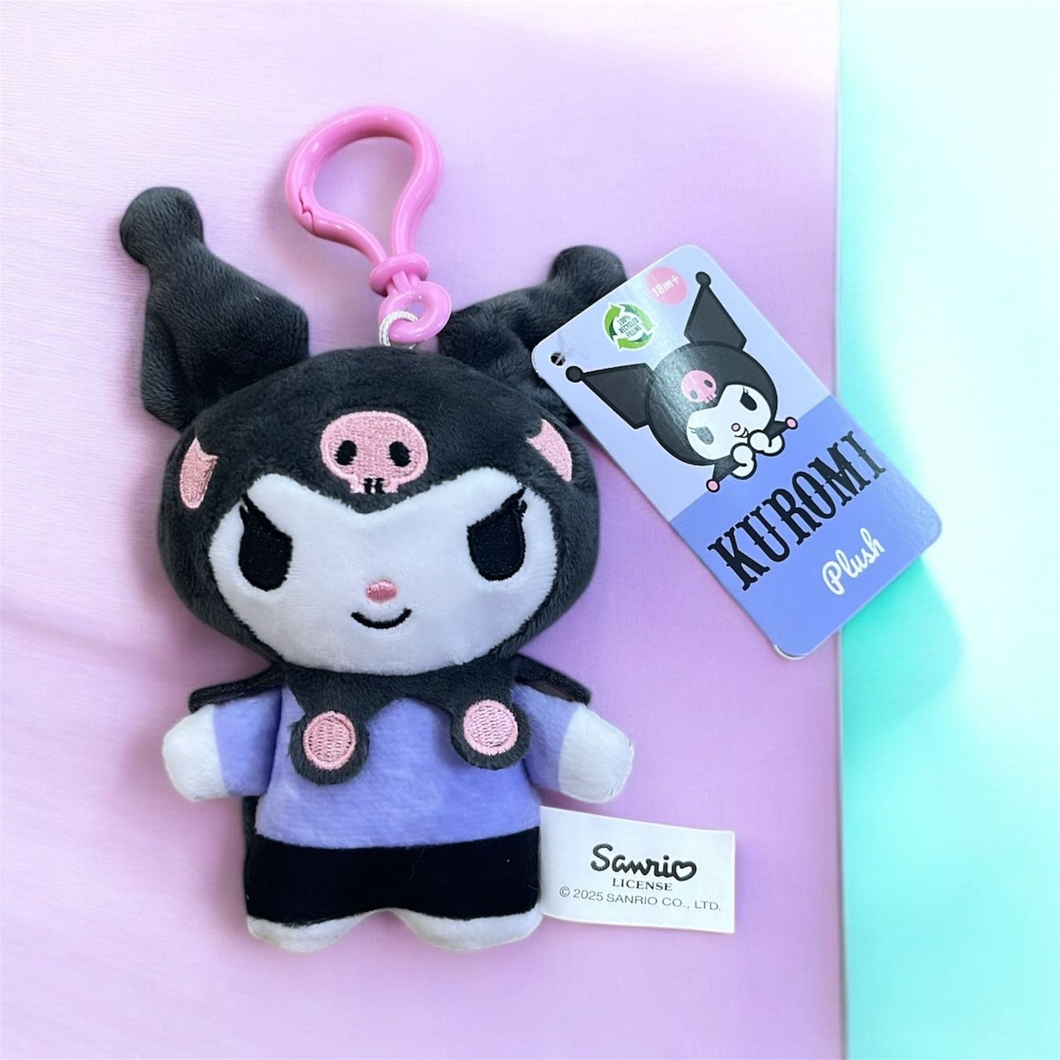 Charm in peluche da borsa Kuromi